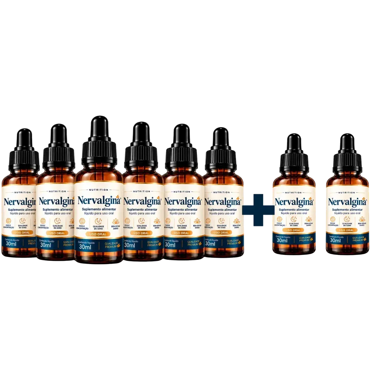Oferta Nervalgina com 8 frascos de 30 ml